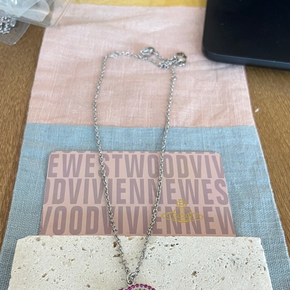 Vivienne Westwood Silver Rainbow Necklace - Picture 4 of 6